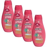 The Fruit Company Gel de Ducha Sandía Pack 4 x 600ml – Hidratante, Uso Diario para Todo Tipo de Piel