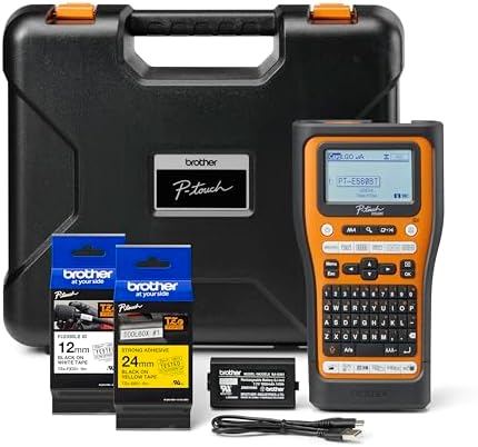 BROTHER PT-E560BTVP Electrician label printer | Prints up to 24mm ...