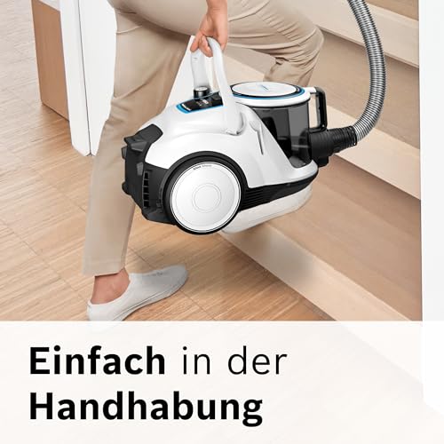Bosch Staubsauger beutellos Serie 6 BGC41LSIL, Bodenstaubsauger, ideal für Allergiker, Hygiene-Filter, Bodendüse für Parkett, Teppich… – Ansicht 5
