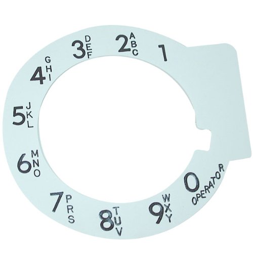 MaxiAids Large Print Rotary Dial Overlay