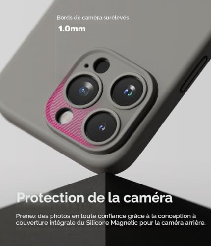 Étui silicone iPhone 15 Pro Ringke idéal pour sécuriser vos déplacements - 5