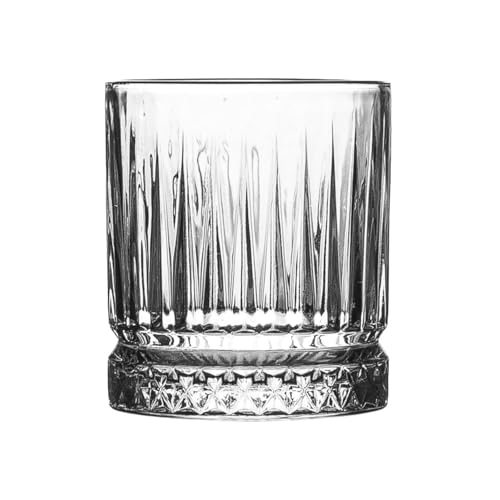 Vasos de whisky de cristal tallado Diamond Stripe para licores premium en casa 2