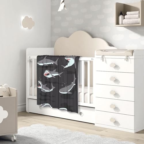 Couverture bébé poisson 76x101cm, le cadeau de naissance idéal