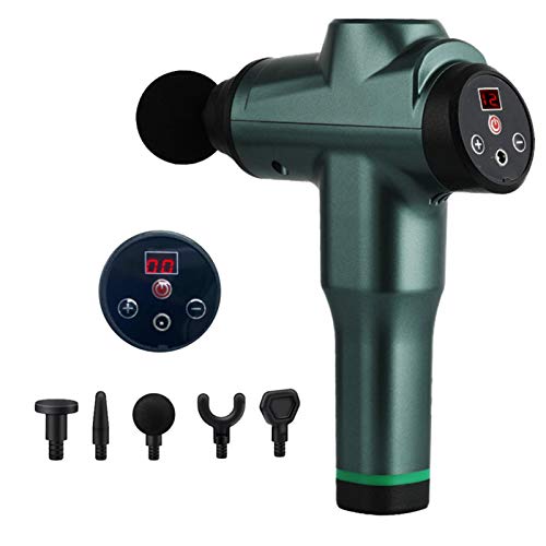 Preisvergleich Produktbild Massagepistole Faszienpistole Percussion Massagepistole, Leise Elektrische Muskelmassagepistole Mit 6 Köpfen, Deep Tissue Vibration Massagegerät Für Nacken-Hinterbein
