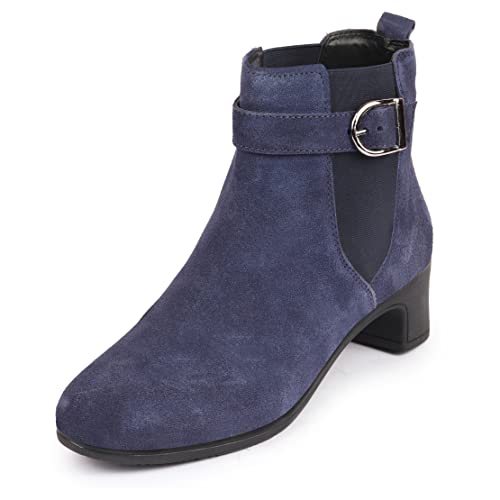 Image of FAUSTO Women Flared Heel Boots