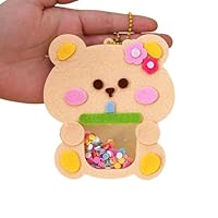 ZYHARUKO Colorful Animal Pendant Making For Children Art Class Craft Set Creative Decoration For Kindergarten Activity Animal Pendant Craft