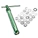 Pixnor 20 Pcs Stainless Steel Green Crowded Mud Machine Polymer Clay Pixnor Extruder Craft Gun Cake Fondant Sculpture Decorating Tool Set