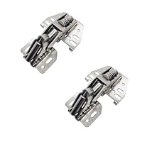 MTSmart RV Schrank Scharniere,Soft Close Schrank Scharniere für RV Wohnmobil Wohnwagen Camper LKW Reise Anhänger Van Boot Marine, RV Teile und Zubehör innen,RV Overhead Schrank Scharniere (4)