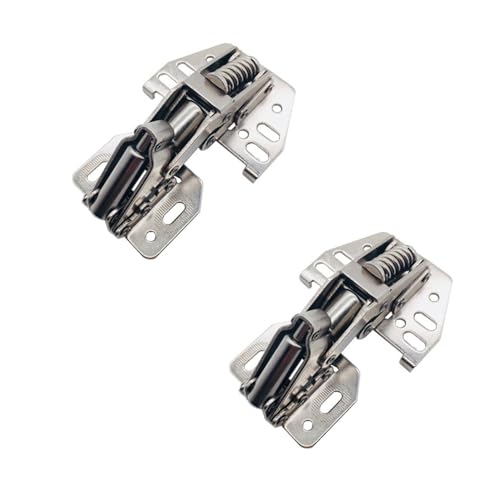 MTSmart RV Schrank Scharniere,Soft Close Schrank Scharniere für RV Wohnmobil Wohnwagen Camper LKW Reise Anhänger Van Boot Marine, RV Teile und Zubehör innen,RV Overhead Schrank Scharniere (4)
