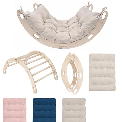 MAMOI® Kletterbogen mit Kissen | Kissen aus Baumwolle...