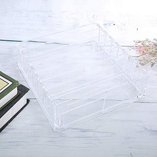 Organizer per il trucco da tavolo acrilico a 8