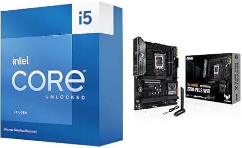 Intel Core i5-13600KF Desktop Processor + ASUS TUF Gaming Z790-Pl...