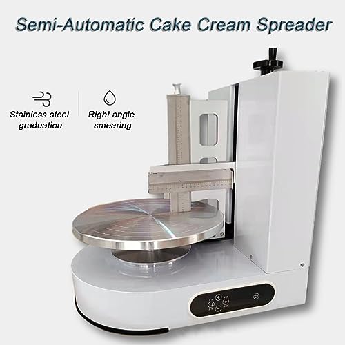Machine à glaçage Automatique pour gâteaux, étaleur de crème électrique pour Un glaçage Lisse sur gâteaux de 10 à 30 cm, idéale pour Les gâteaux d'anniversaire.