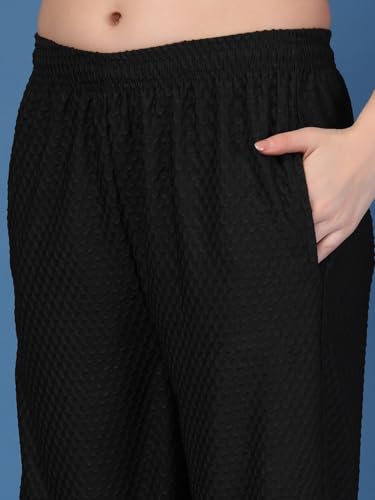 Image of UZARUS Women's Ultra-Soft Baggy Fit /Relaxed Fit Joggers with Side Pockets & Gripped Hem