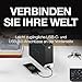 Seagate One Touch HUB 16TB Externe Festplatte, 2-Fach USB Hub, 3.5 Zoll, USB 3.0, PC, Notebook & Mac, inkl. Data Rescue Service (STLC16000402)