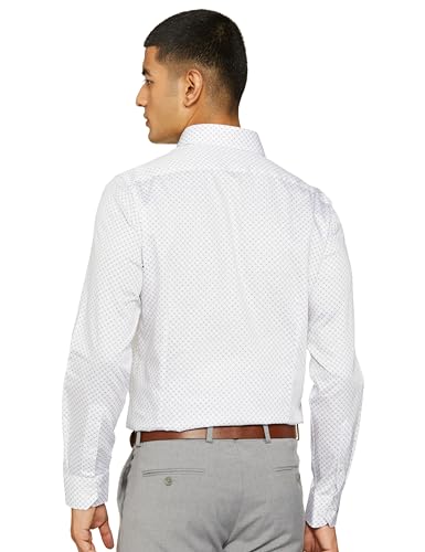 Image of Van Heusen Formal Shirt for Men | Cotton | Print | Slim Fit | Full Sleeves
