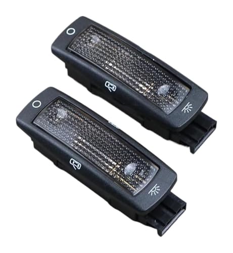 Lámpara de techo para Bora y Beetle juego de 2 luces traseras de lectura negras 3B0947291