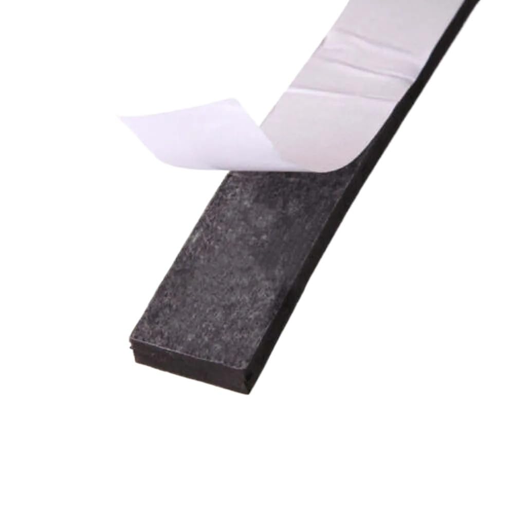 JINFEUGE 1M/5M/10M Rubber Self Adhesive Sponge Seal Strip Width 8Mm~50Mm,Thick 2Mm~10Mm Eva Black Foamcollision Seal Gasket/Width 10Mm Thick 3.0Mm/10 Meter