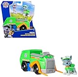 Paw Patrol   Pat Patrouille   Véhicule Figurine Rocky   Voiture Figurine À Collectionner   Pat Patrouille Véhicule   Plastique Recyclé   Voiture Enfant   Jouet Enfant 3 Ans Et +