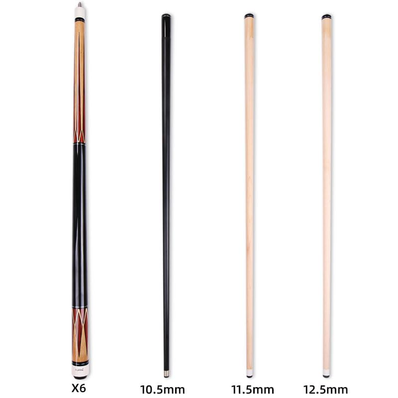 Queue de billard CUPPA 1/2 corps fendu en érable 147,3 cm 538,6 g - 3