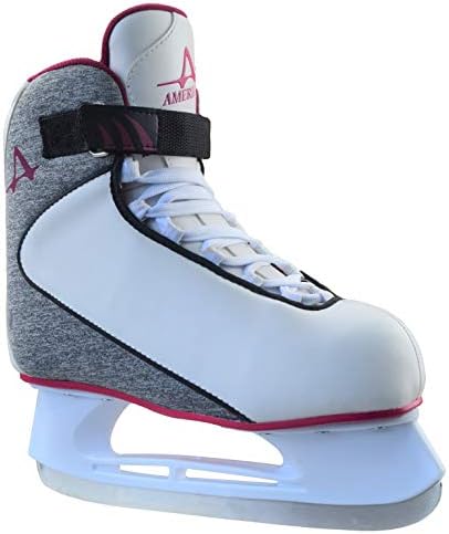 American Athletic Shoe Co.Women’s American Soft Boot hockey Skate , Grey, 9