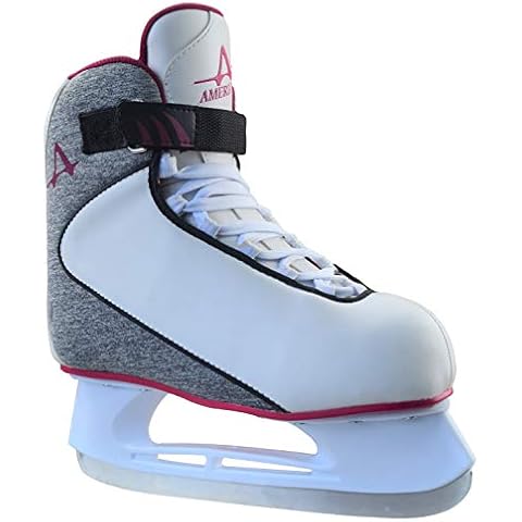 American Athletic Shoe Co.Women’s American Soft Boot hockey Skate , Grey, 9 Cover
