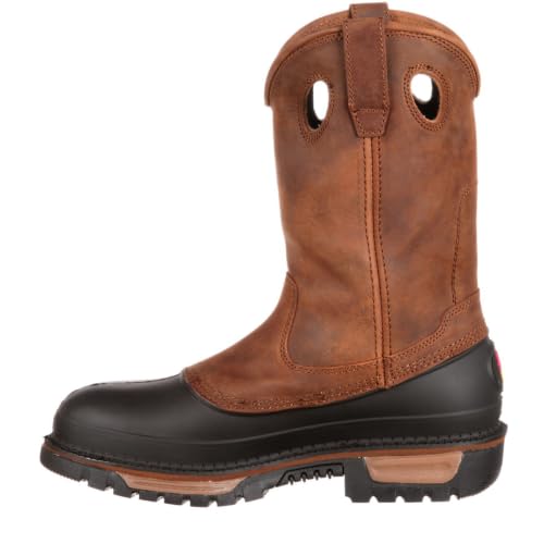 Image of Georgia Boot Men's Muddog Steel Toe Waterproof Wellington Boots