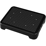 SOYO Mobility One Step Stool, Heavy Duty Indoor Outdoor Non-Slip Small Step Platform Assistive Device for Adult Elderly, Standing Support and Step Riser for Car, Bed, Door, Stair, Bathroom Black-Black