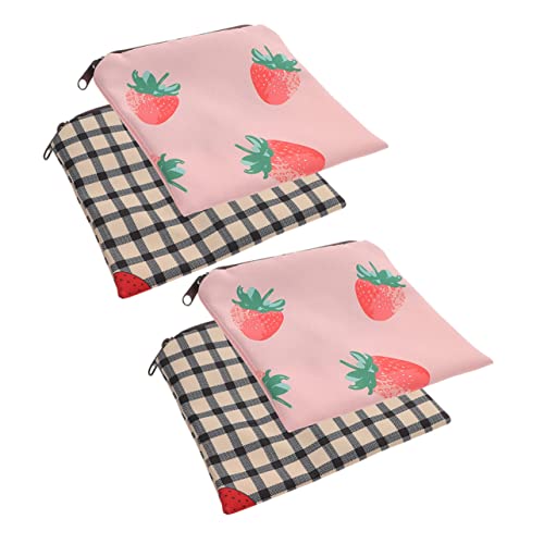 KOCKSHION 4Piezas Bolsa de Almacenamiento para Almohadillas Menstruales Organizador para Uso Práctico Aire Resistente al Desgaste y Muy Duradera para