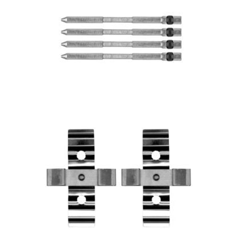 HELLA PAGID 8DZ 355 205-261 Kit de accesorios, pastillas de frenos K0459 Sistema de frenos Brembo por ej. ABARTH / FIAT / RENAULT