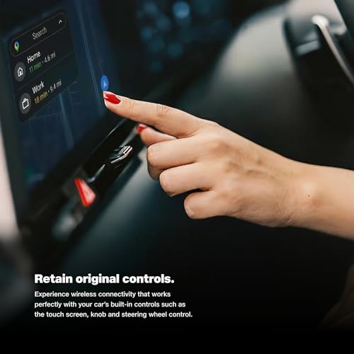 Image of JioCarSync| Wired to Wireless Converter for Apple Carplay & Android Auto| For cars with wired Carplay &Android Auto Only| Premium Metal Body| Bluetooth 5.3| Wifi 5 Ghz|Type C dongle incl|1 Yr Warranty