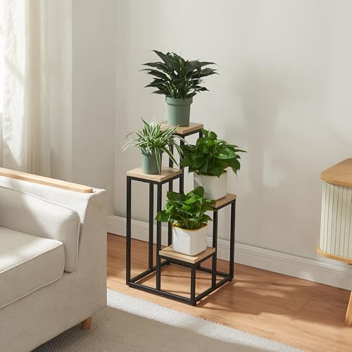 [en.casa] Blumentreppe Ameland Pflanzenständer Pflanzentreppe indoor...