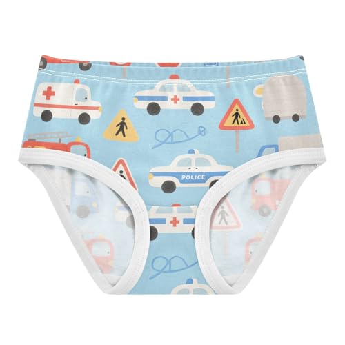 GuoChe Cotton Briefs Soft Panties Organic Cotton Toddler Underwear for Baby Girls in Sizes 2T-8Y
