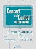 Concert and Contest Collection for Bb Tenor Saxophone: Piano Accompaniment (Rubank Educational Library)