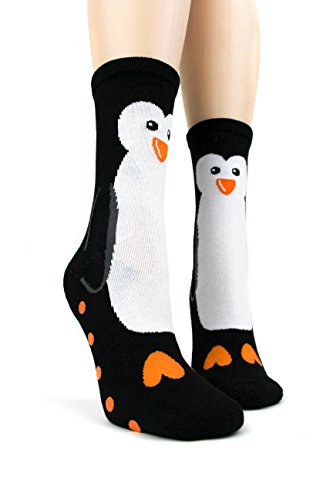 Foot Traffic SS112 Women'S Penguin Slipper Socks thumb #1