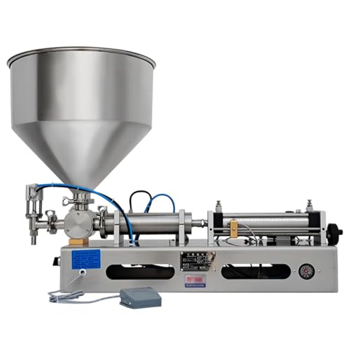 KYTGFH Filling Machine,Pneumatic Paste Liquid Filler Machine,Horizontal Stainless Steel Bottle Filler Machine,Industrial Quantitative Bottle Filling Machine,for Oil,Cream,Lotion,Honey,80,800 ml