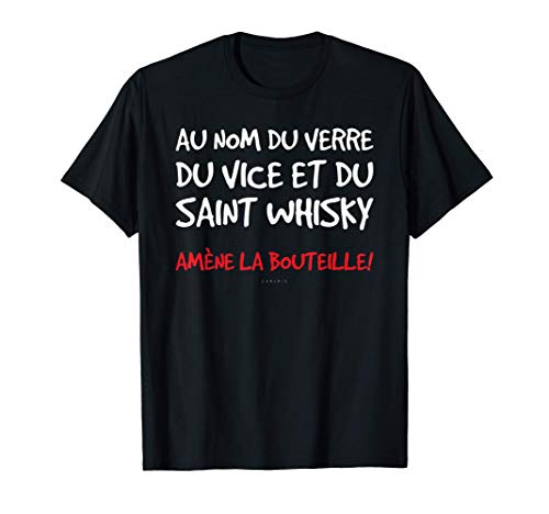 Homme Tee Shirt Homme Manche Courte Alcool Amène La Bouteille! T-Shirt