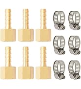 1/4" Hose Barb X 1/2" Female NPT Adapter, FCB 14 8F N