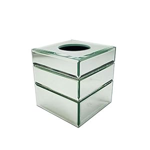 Teamson Home Leah Tissue Box, White