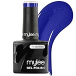Mylee Gel Nail Polish 8ml [Ocean Deep] - UV/LED Soak-Off Nail Art Manicure Pedicure for Professional, Salon & Home Use [Blue Range] - Long Lasting & Easy to Apply