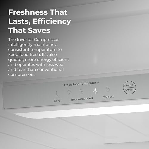Kenmore 33" Top Mount Refrigerator with Freezer - Adjustable Shelving, Humidity-Controlled Crispers, Optional Ice Maker, LED Lighting, ENERGY STAR Certified, 25 cu. ft. Capacity - White - Image 7