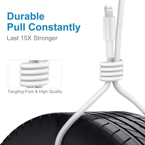 Image of iPhone Charger Fast Charging 10ft, Type C Charger Block and Long USB C to Lightning Cable Cord,USBC Wall Plug Power Adapter Cube for Apple iPhone 14 Pro Max /14 Plus /14 /13 /12 Mini /11 /XS Max /XR /iPad Air