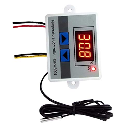 F Fityle XHW3001 Digital Display Thermostat Electronic Temperature Controller - 220V