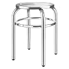 Royal Catering – Kruk roestvrij stalen kruk (29 cm zitvlak, 1,6 kg, 43 x 37 cm, hygiënisch en modern) zilver