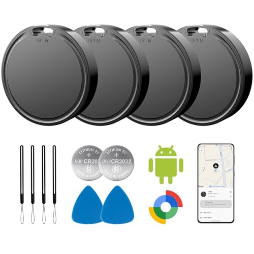 Air Tags for Android,Air Tags-4 Pack Android,Android Tracker Tags,2 Year Battery Life,Google Find...