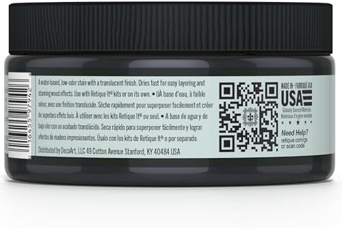 Retique It - Water Based Gel Paint (8.1 Ounce, 10 Classic Black)