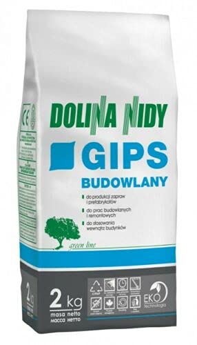 Dolina Nidy Baugips Elektrikergips für Reperatur von Wand und Deckenflächen 2KG Cover