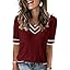 Wine Red Striped