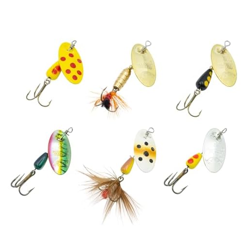 Panther Martin AW6 Pro Guide Anywhere Spinners Fishing Lure Kit - Assorted - Pack of 6
