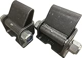 Generic Weld On Heavy Duty Dump Trailer Hinges Greasable, Rated for 32,000 lbs GVW, Set of 2, Easy Installation, Gray